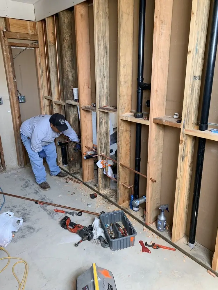Commercial rough-in plumbing for Gas Line Repair in Placentia